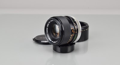 Lot 74 - A Canon FD 100mm f/2.8 S.S.C Lens