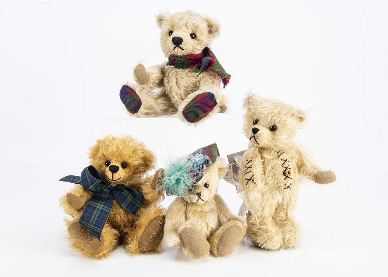 Lot 65 - Four Bruin artist Teddy Bears