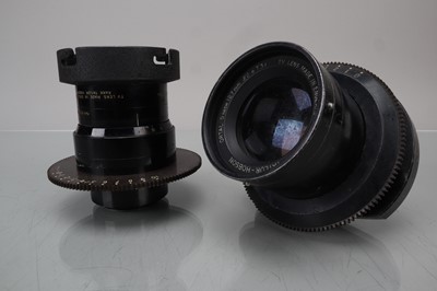 Lot 123 - Two Taylor Hobson 5 Inch (127mm) f/2.8 T3.1 TV Lenses