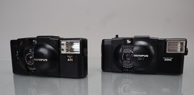 Lot 135 - Two Olympux XA Compact Cameras