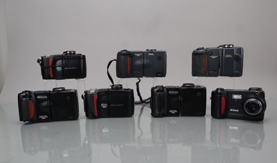 Lot 144 - Seven Nikon CoolPix Digital Cameras