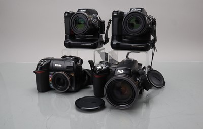Lot 160 - Four Nikon CoolPix Digital Cameras