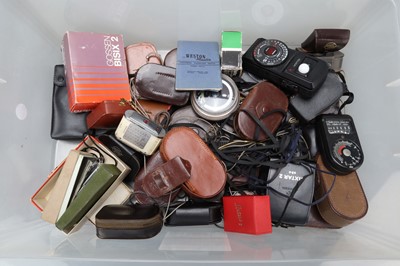 Lot 168 - A Tray of Light Meters