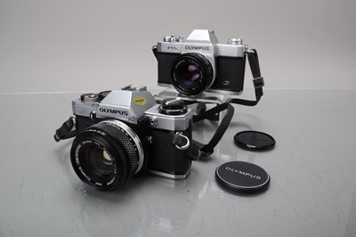 Lot 175 - Two Olympus SLR Cameras