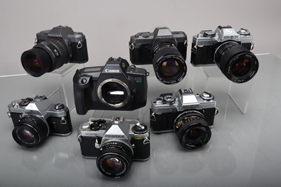 Lot 195 - A Group od SLR Cameras