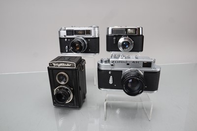 Lot 208 - A Group of Film Cameras