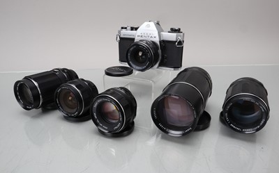 Lot 228 - An Asahi Pentax Spotmatic SP II SLR Camera