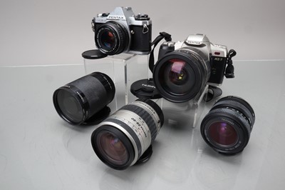 Lot 229 - Two Pentax SLR Cameras