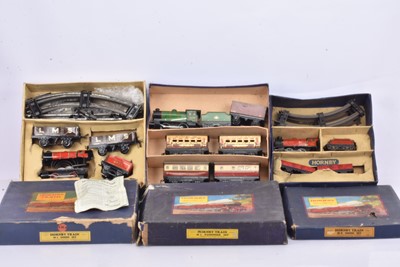 Lot 224 - Hornby 0 Gauge M1 and M0 Train Sets