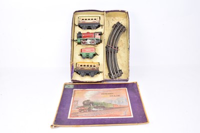 Lot 225 - Uncommon Hornby 0 Gauge EM120 Electric 3-Rail Passenger Train Set