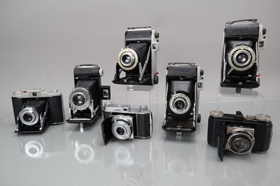 Lot 246 - A Tray of Kodak Folding Cameras