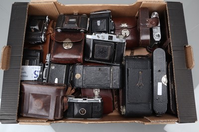 Lot 247 - A Tray of Folding Cameras