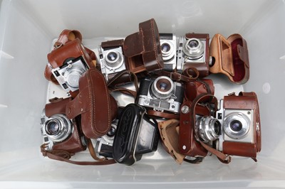 Lot 258 - A Tray of Rangefinder Cameras