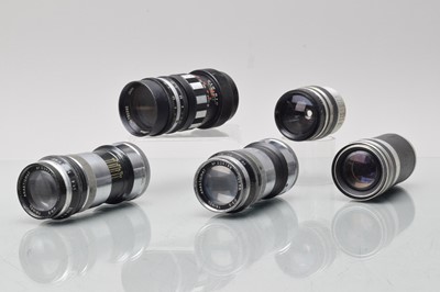 Lot 265 - A Group of Corfield mount (M39) Lenses