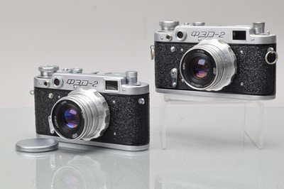 Lot 278 - Two FED 2 Rangefinder Cameras