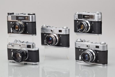 Lot 279 - Four FED Rangefinder Cameras