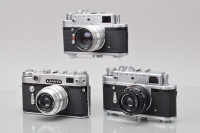 Lot 281 - Three Zorki Rangefinder Cameras