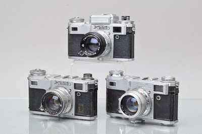 Lot 285 - Three Kiev Rangefinder Cameras