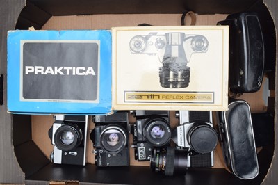 Lot 288 - A Tray of Eastern Block Cameras