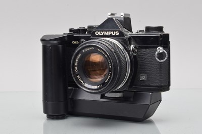 Lot 300 - An Olympus OM-2n SLR Camera