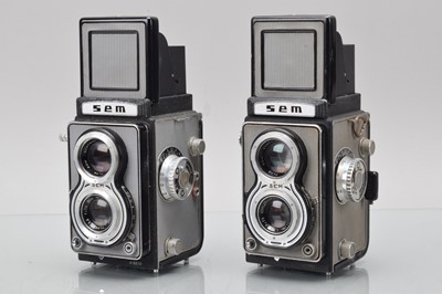 Lot 332 - Two S.E.M. Otomatic B TLR Cameras