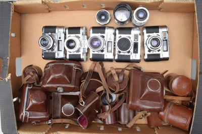 Lot 353 - Five Braun Paxette Cameras