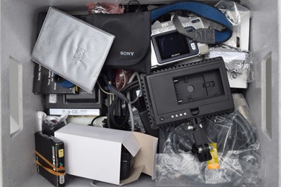 Lot 368 - A Box of Videography Accessories