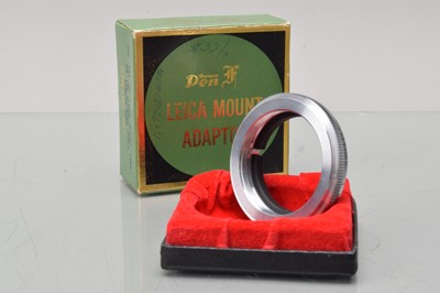 Lot 374 - An Olympus Pen F Leica (L39) Mount Adapter