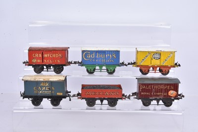 Lot 240 - Hornby 0 Gauge Private Owners Vans and wagon