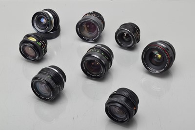 Lot 402 - A Group of Wide Angle Lenses