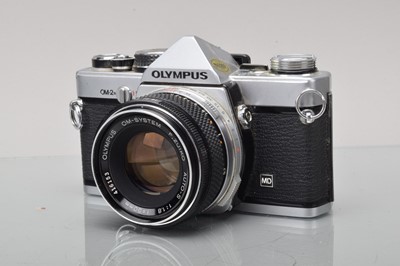 Lot 407 - An Olympus OM-2n SLR Camera