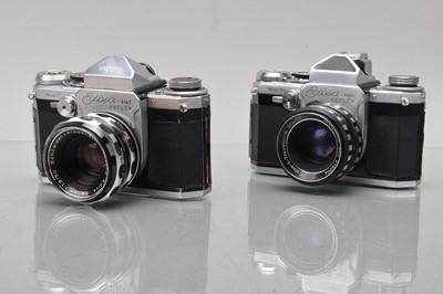 Lot 409 - Two Wirgin Edixa SLR Cameras