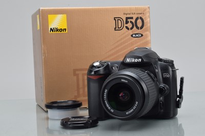 Lot 434 - A Nikon D50 DSLR Camera