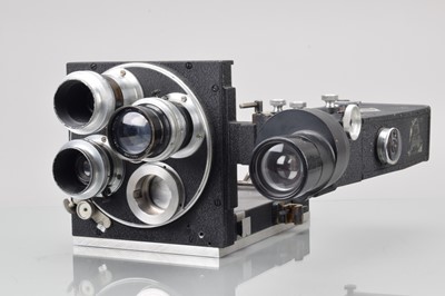 Lot 461 - A Mitchell Four Lens Turret Front & Mitchell Viewfinder