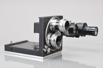 Lot 461 - A Mitchell Four Lens Turret Front & Mitchell Viewfinder