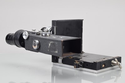 Lot 461 - A Mitchell Four Lens Turret Front & Mitchell Viewfinder