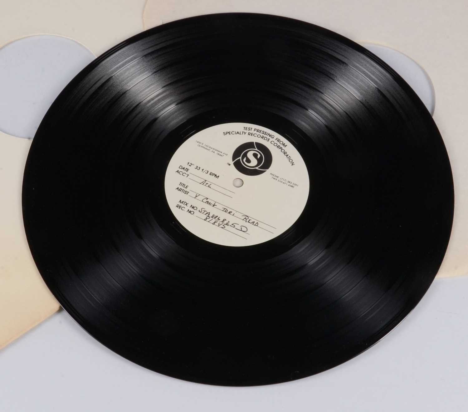 Lot 27 - Tori Amos / Y Kant Tori Read Test Press LP