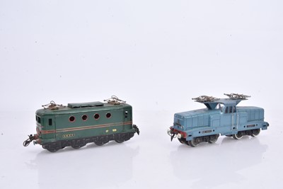Lot 252 - Pair of French Hornby 0 Gauge 3-Rail Pantograph Locomotives