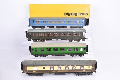 Lot 277 - Various makers 0 Gauge modified or kitbuilt bogie Coaches