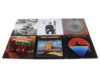 Lot 216 - Bob Dylan / Grateful Dead LPs and 7" Singles
