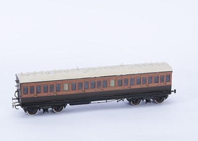 Lot 287 - Philip Preston-built resin and plastic kit Finescale 0 Gauge LSWR bogie Passenger All 3rd 282