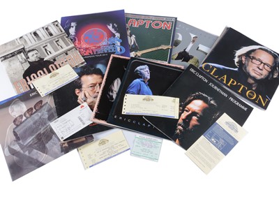 Lot 368 - Eric Clapton Concert Programmes / Tickets