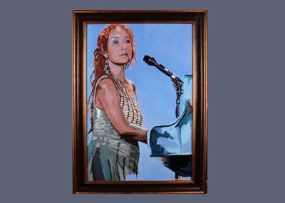 Lot 392 - Tori Amos Painting / Bill Furlong