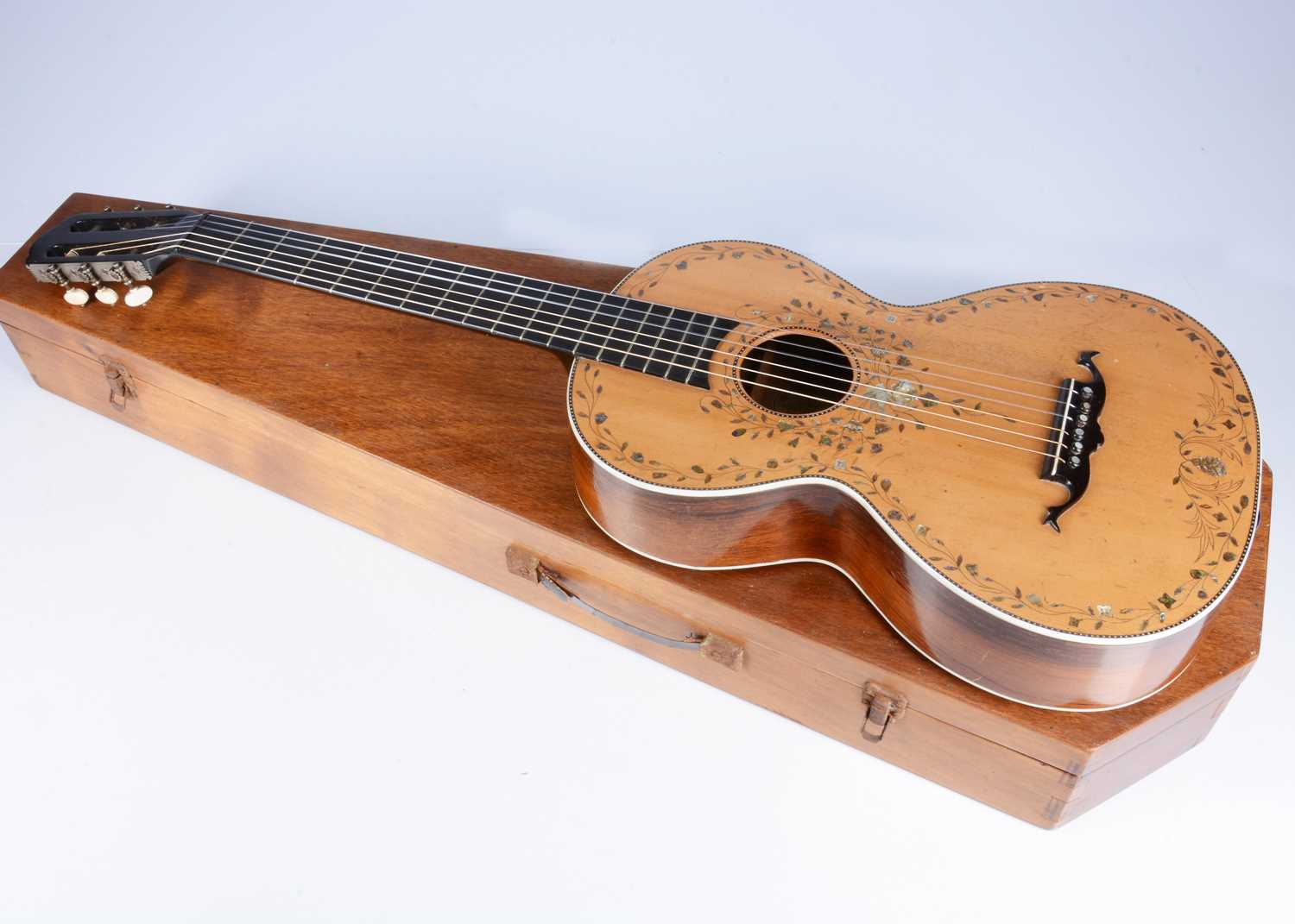 Lot 436 - Parlour Guitar