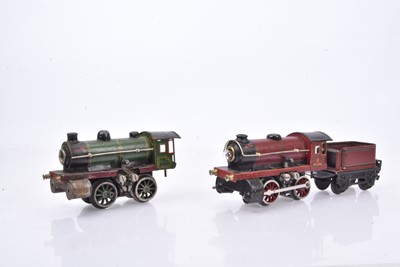 Lot 311 - Marklin 0 Gauge electric 20V 0-4-0 Tender Locomotives