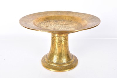 Lot 7 - A Middle Eastern brass Pedestal bowl