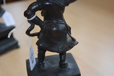 Lot 20 - A pair of Chinese Bronze Candlesticks