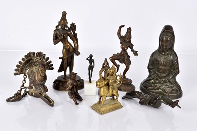 Lot 27 - An assortment of Far and Middle Eastern Metal Figures