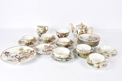 Lot 33 - A part Japanese Tea Set