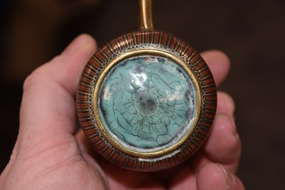 Lot 46 - A Pair of Japanese Cloisonne Coffee Cups and Saucers